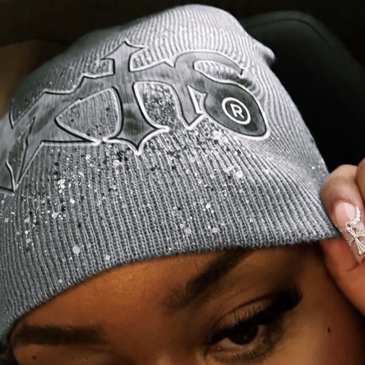 HOLYSPLAT "GRAY OCEAN" BEANIE